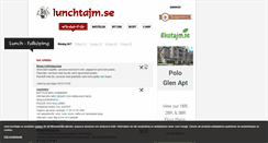 Desktop Screenshot of lunchtajm.se
