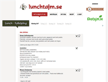 Tablet Screenshot of lunchtajm.se